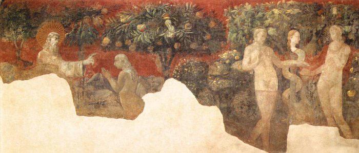 UCCELLO, Paolo Creation of Eve and Original Sin oil painting picture
